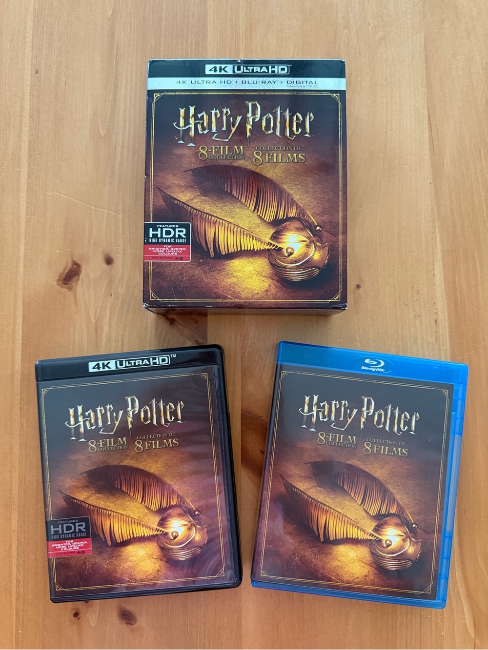 Harry Potter 8-Film Collection (4K Ultra HD + Blu-Ray Box Set)
